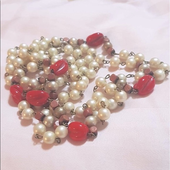 Jewelry - Vintage Bohemian long length beaded necklace